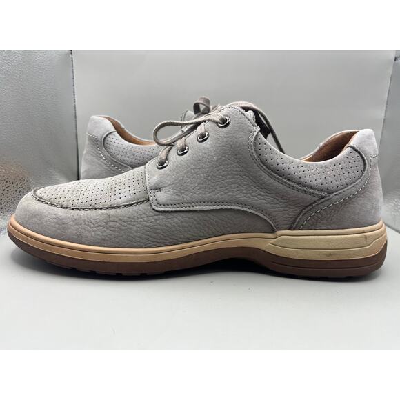 Mephisto Douk Pouf Lace up Leather Shoes Gray Men’s Size 9 USED - Picture 3 of 8
